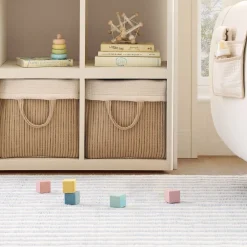 Kids West Elm Foldover Quilted Storage Bin
