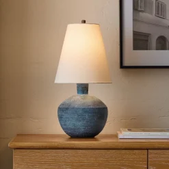 West Elm Form Studies Ceramic Slim Table Lamp (19")