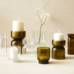 West Elm Foundations Glass Candleholders