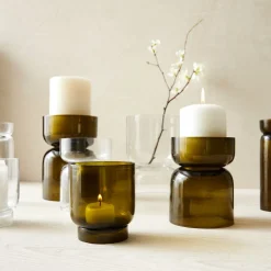 West Elm Foundations Glass Candleholders