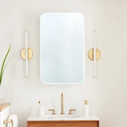West Elm Frameless Seamless Medicine Cabinet