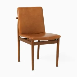 West Elm Framework Leather Dining Chair (Set of 2)