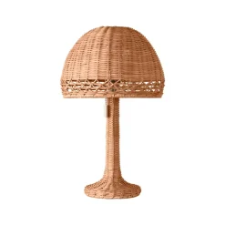 West Elm Frankie Rattan Table Lamp (16")
