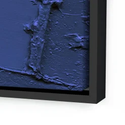 West Elm Free Form in Deep Blue Framed Wall Art by The Holly Collective