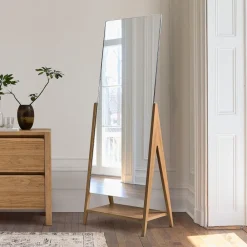 West Elm Free-Standing Wood Floor Mirror