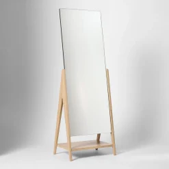 West Elm Free-Standing Wood Floor Mirror