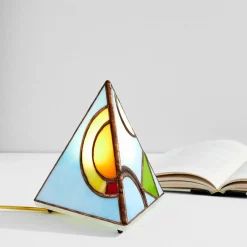 West Elm Friend of All Small Tabletop Pyramid Lamp - Orbitz