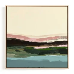 West Elm Full Moon Tide Framed Wall Art by Minted for