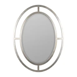West Elm Gallant Wood Oval Wall Mirror
