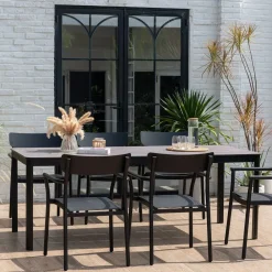 West Elm Galveston Aluminum Outdoor Table (81")