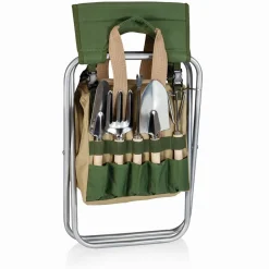 West Elm Gardening Folding Seat w/ Tools