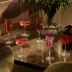 West Elm Gems Coupe Glasses (Set of 4)