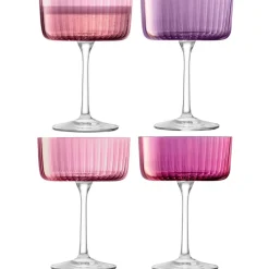 West Elm Gems Coupe Glasses (Set of 4)