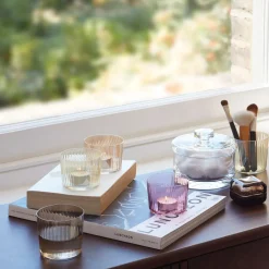 West Elm Gems Glass Tealight Holders (Set of 4)