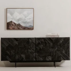 West Elm Geometric Relief Buffet (72")