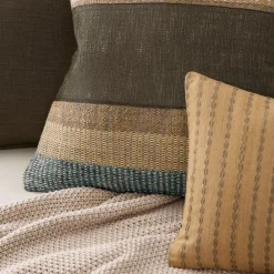West Elm Geo Stripe & Throw Set