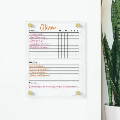 West Elm Girl Friday Acrylic Chore Chart