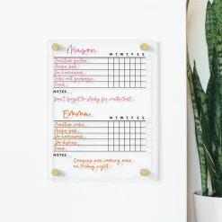 West Elm Girl Friday Acrylic Chore Chart