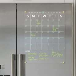 West Elm Girl Friday Magnetic Acrylic Fridge Calendar