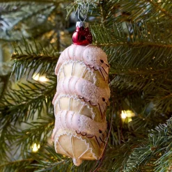 West Elm Glass Shrimp Ornament