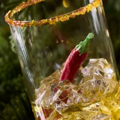 West Elm Glass Spicy Margarita Ornament