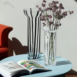West Elm Glass Stripe Vases