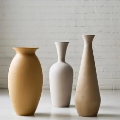 West Elm Glazed Ceramic Floor Vases