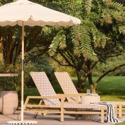 West Elm Granada Outdoor Chaise Lounge