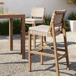 West Elm Granada Outdoor Dining Stool Cushion