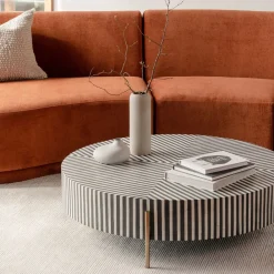 West Elm Graphic Stripes Coffee Table (–)