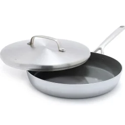 West Elm GreenPan™ GP5 Stainless Steel Covered Frypan (12")