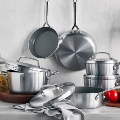 West Elm GreenPan™ GP5 Stainless Steel 10-Piece Cookware Set