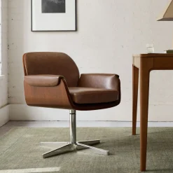 West Elm Griffith Leather Office Chair
