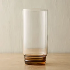 West Elm Grooved Stem Highball Glasses