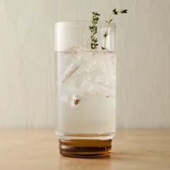 West Elm Grooved Stem Highball Glasses