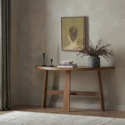 West Elm Hallie Oak Console Table (60")