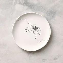 West Elm Halloween Antics Ceramic Salad Plate Sets