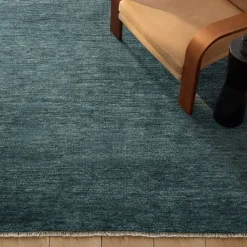 West Elm Hand-Knotted Solid Wool Rug
