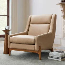 West Elm Hank Leather Chair