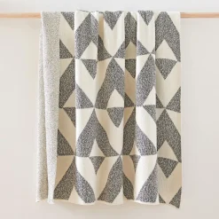 West Elm Happy Habitat Recycled Cotton Throw - Reversed Marled