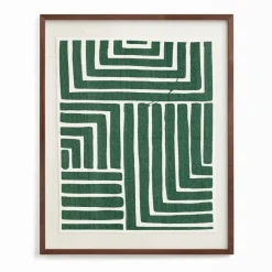 West Elm "Hard & Soft" Framed Textile Art by Minted for