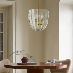 West Elm Hari Glass Pendant (14")