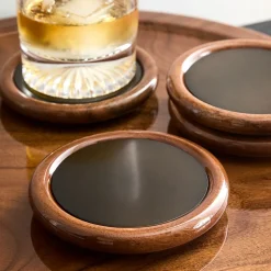West Elm Harlan Lacquer Coaster Sets