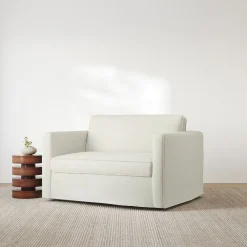 West Elm Harris Fitted Slipcover Apartment Loveseat (50")