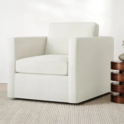 West Elm Harris Fitted Slipcover Chair