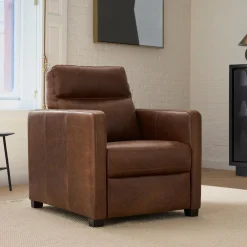 West Elm Harris Leather Power Recliner