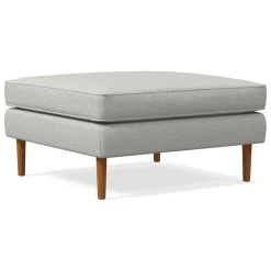 West Elm Harris Loft Ottoman - Wood Legs
