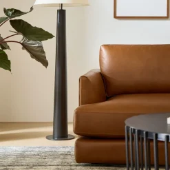 West Elm Haven Leather Sofa (60"–96")