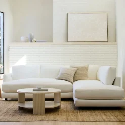 West Elm Haven 2-Piece Bumper Chaise Sectional (108"–113")