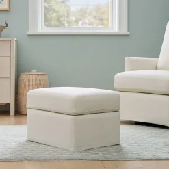 Kids West Elm Haven Slipcover Ottoman